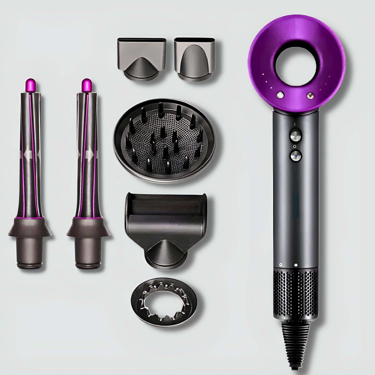 AirPro Flow-Haarstyler 6in1 - OUBEAUTÉ Lila / AirPro 6in1 hairstyler flow airstyler