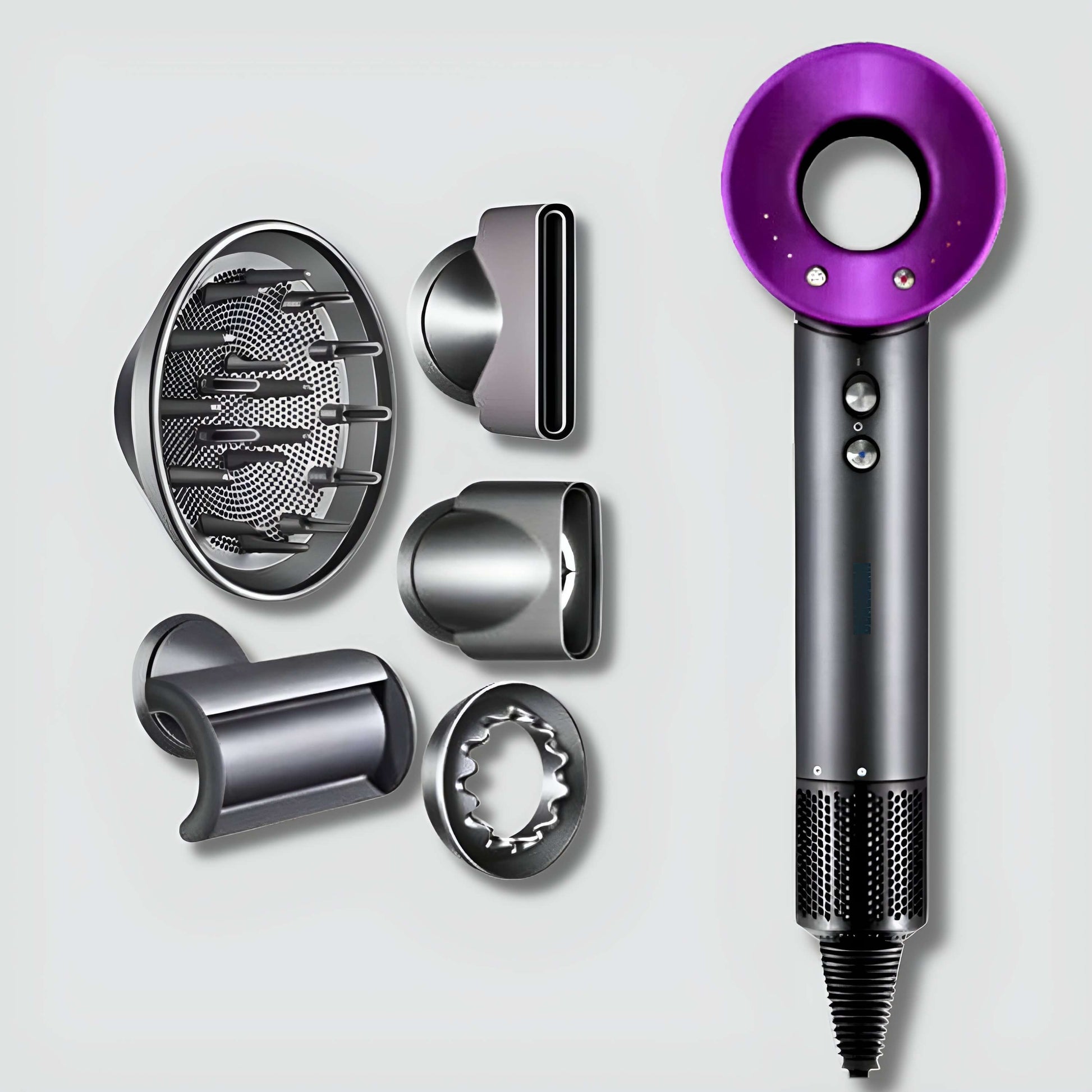 AirPro Flow-Haarstyler 6in1 - OUBEAUTÉ Lila / AirPro 5in1 hairstyler flow airstyler