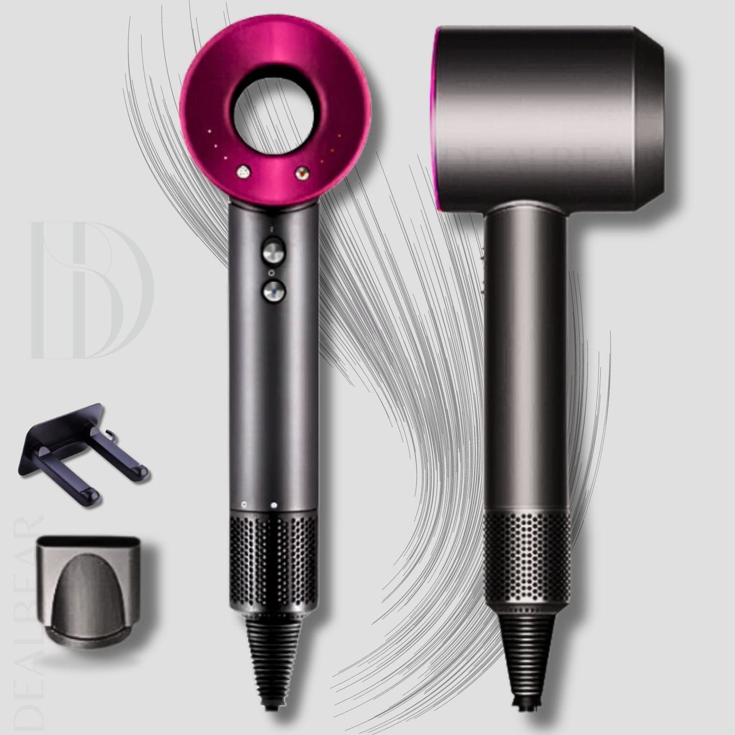 AirPro Flow-Haarstyler 6in1 - OUBEAUTÉ Pink / AirPro hairstyler flow airstyler
