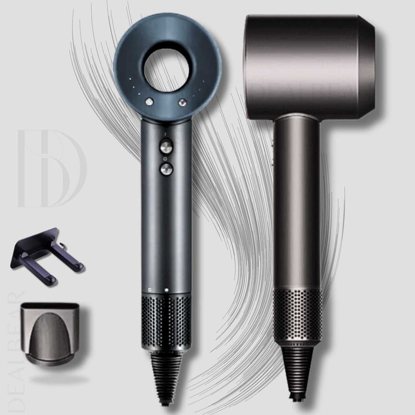 AirPro Flow-Haarstyler 6in1 - OUBEAUTÉ Grau / AirPro hairstyler flow airstyler